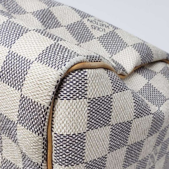 AUTH Louis Vuitton Damier Azur Speedy 25 Hand Bag - Picture 9 of 13